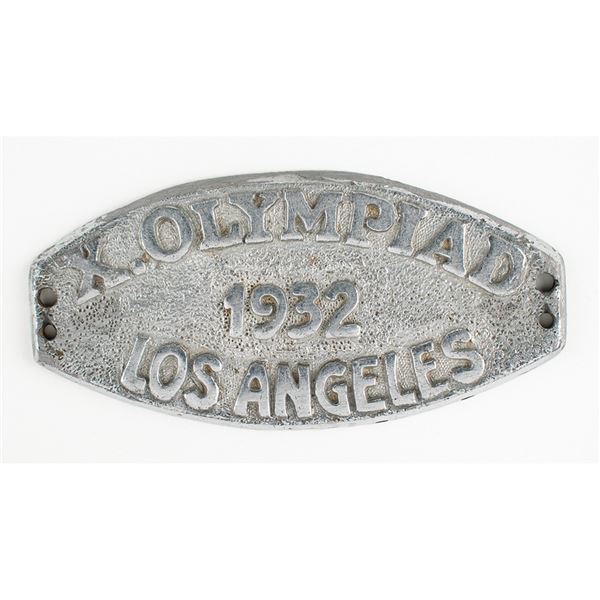 Los Angeles 1932 Summer Olympics Car Badge
