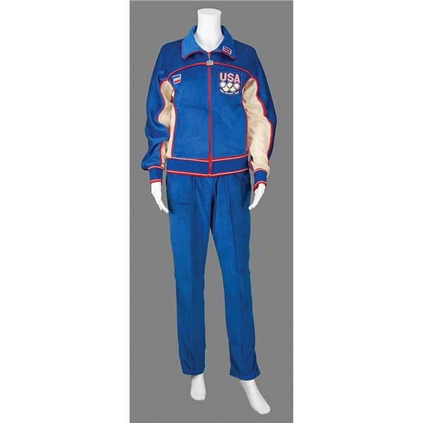 Diane Moyer's Moscow 1980 Summer Olympics Team USA Warm-Up Uniform