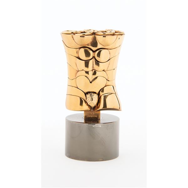 Olympic Torso Bronze Puzzle Sculpture (1986) Presented to IOC Member James Worrall