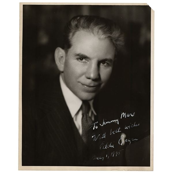 Eddie Eagan Signed Photograph