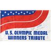 Image 2 : Diane Moyer's Los Angeles 1984 Summer Olympics Medalist Multi-Signed Flag