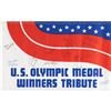 Image 3 : Diane Moyer's Los Angeles 1984 Summer Olympics Medalist Multi-Signed Flag