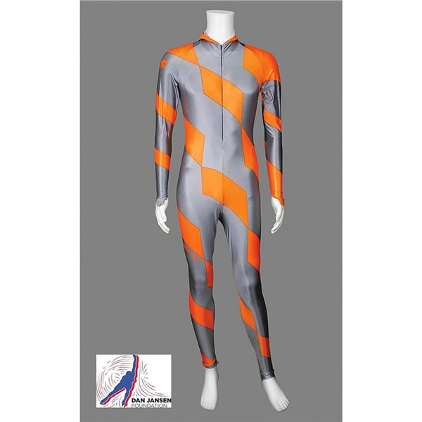 Dan Jansen's Calgary 1988 Winter Olympics 1000-meter Race-Worn Speed Skating Suit