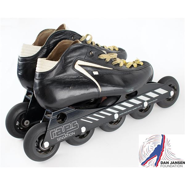 Dan Jansen's Team USA Olympic Training Inline Speed Skates and Ankle Booties