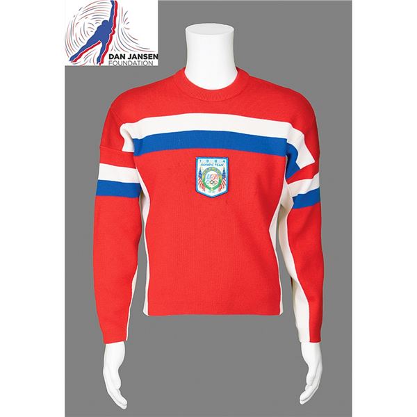 Dan Jansen's Sarajevo 1984 Winter Olympics Team USA Sweater