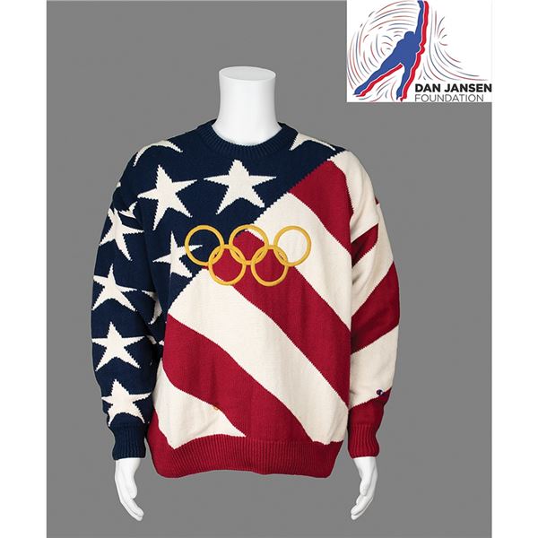 Dan Jansen's Lillehammer 1994 Winter Olympics Team USA Sweater