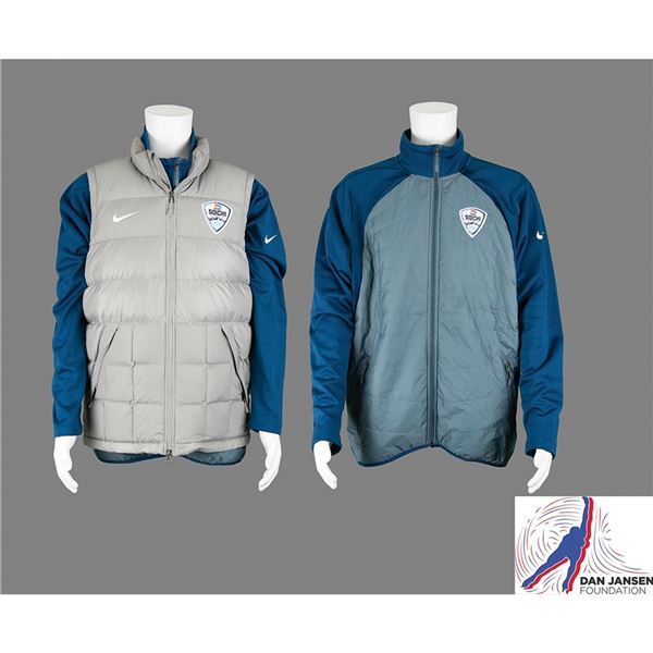Dan Jansen's Sochi 2014 Winter Olympics NBC Commentator Jacket and Vest