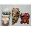 Image 1 : THREE ZUNI FETISHES