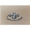 487 #SLA-87 Wolf Head Pewter Candy Dish