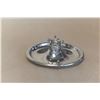 Image 2 : 487 #SLA-87 Wolf Head Pewter Candy Dish