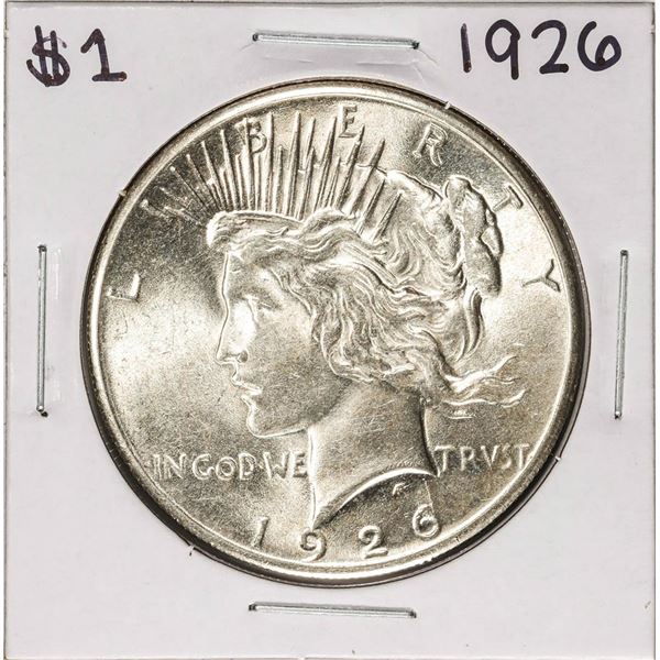 1926 $1 Peace Silver Dollar Coin