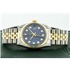 Image 7 : Rolex Men's Two Tone Blue Diamond Datejust Wristwatch