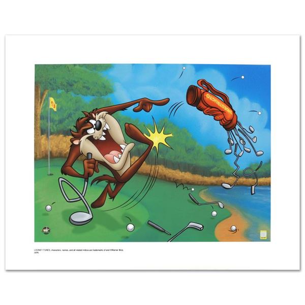 Looney Tunes "Terrible Taz Golf" Limited Edition Giclee On Paper