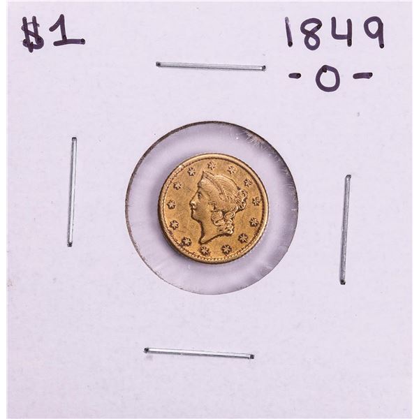 1849-O $1 Liberty Head Gold Dollar Coin