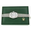 Image 4 : Rolex Men's Stainless Steel Silver Diamond Datejust Wristwatch