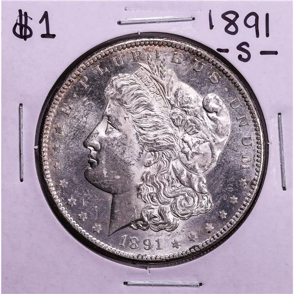 1891-S $1 Morgan Silver Dollar Coin