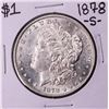 Image 1 : 1878-S $1 Morgan Silver Dollar Coin