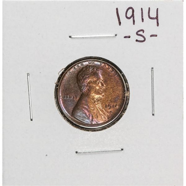 1914-S Lincoln Wheat Cent Coin