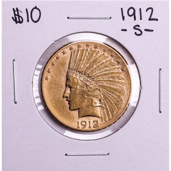 1912-S $10 Indian Head Eagle Gold Coin