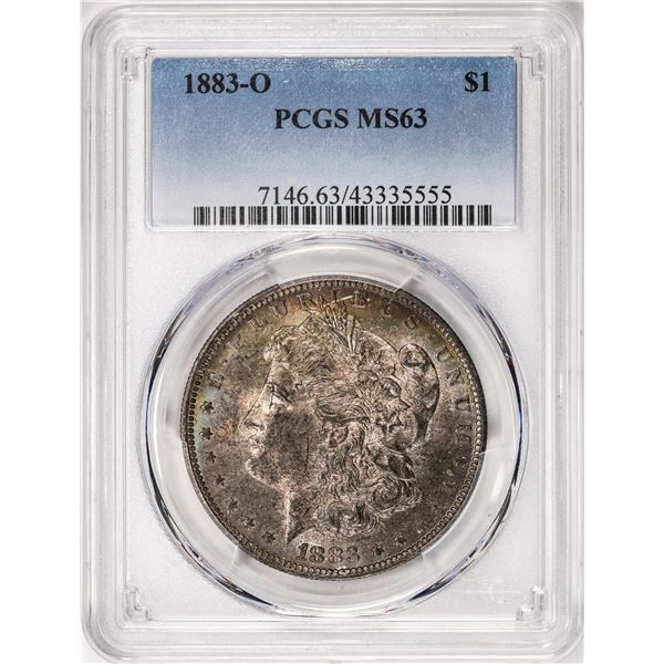 1883-O $1 Morgan Silver Dollar Coin PCGS MS63