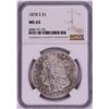 Image 1 : 1878-S $1 Morgan Silver Dollar Coin NGC MS63