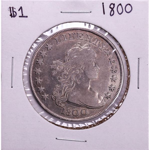 1800 $1 Draped Bust Silver Dollar Coin