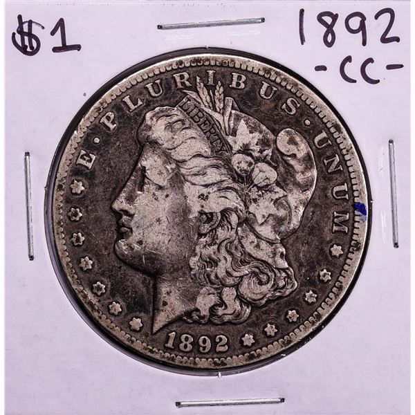1892-CC $1 Morgan Silver Dollar Coin