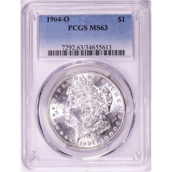 1904-O $1 Morgan Silver Dollar Coin PCGS MS63