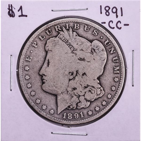 1891-CC $1 Morgan Silver Dollar Coin