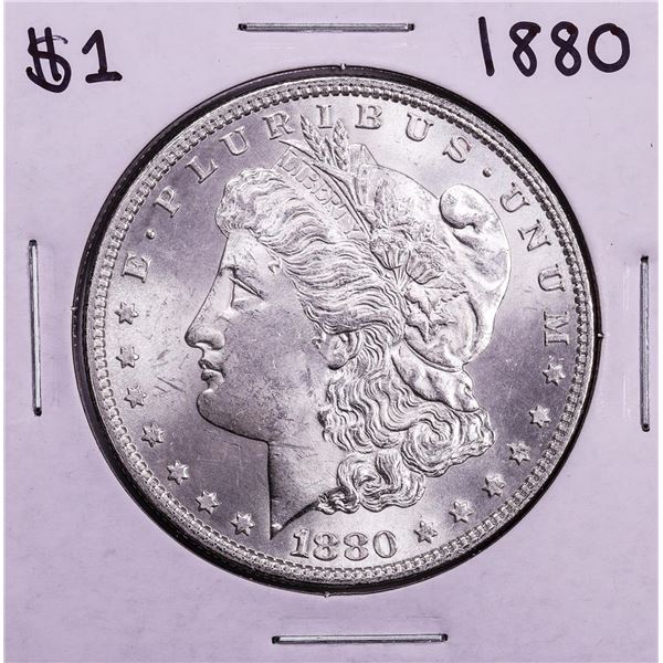 1880 $1 Morgan Silver Dollar Coin
