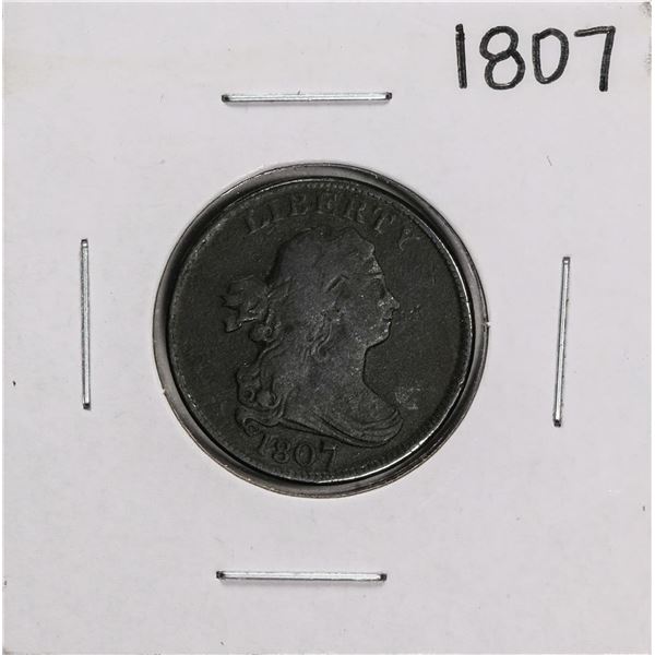 1807 Draped Bust Half Cent Coin