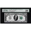 Image 1 : 1928B $10 Federal Reserve Note Boston Fr.2002-A PMG Choice About Uncirculated 58