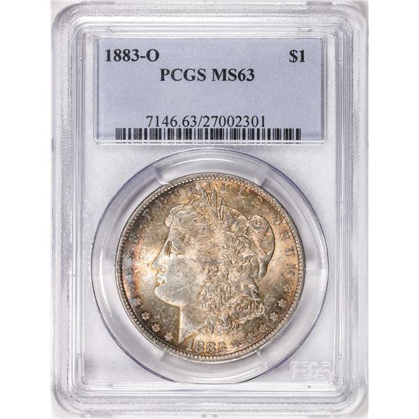 1883-O $1 Morgan Silver Dollar Coin PCGS MS63