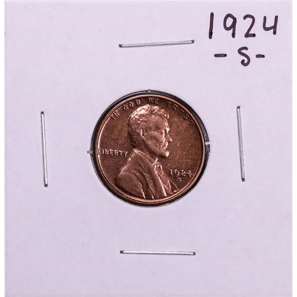 1924-S Lincoln Wheat Cent Coin