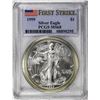 Image 1 : 1999 $1 American Silver Eagle Coin PCGS MS68 First Strike