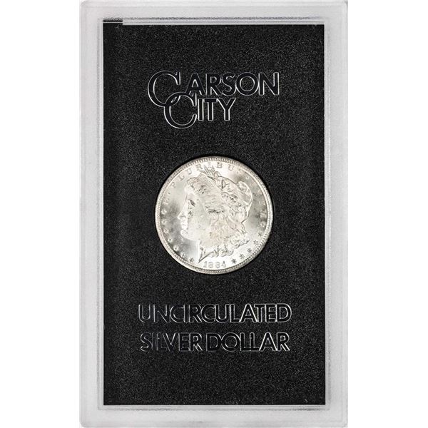 1884-CC $1 Morgan Silver Dollar Coin GSA Hoard Uncirculated