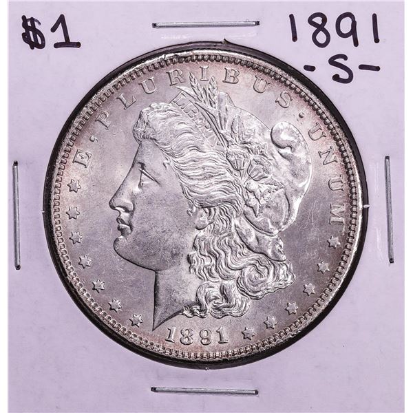 1891-S $1 Morgan Silver Dollar Coin