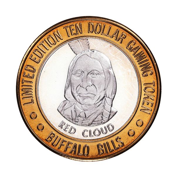 .999 Silver Buffalo Bills Resort & Casino Jean, NV $10 Limited Edition Gaming Token