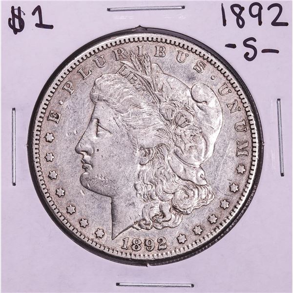1892-S $1 Morgan Silver Dollar Coin