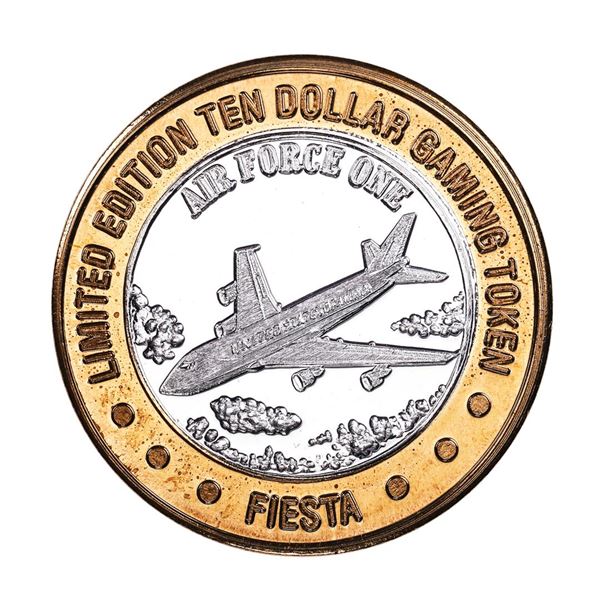 .999 Silver Fiesta Casino and Hotel $10 Casino Limited Edition Gaming Token