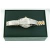 Image 6 : Rolex Men's Two Tone Blue Vignette Pyramid Diamond Datejust Wristwatch