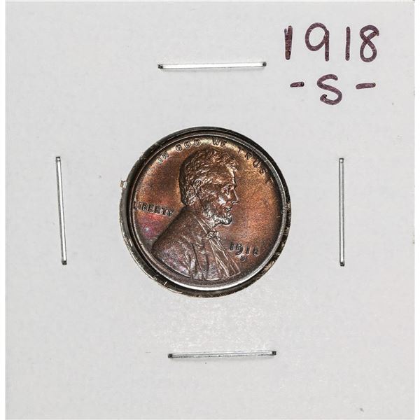 1918-S Lincoln Wheat Cent Coin