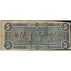 Image 2 : 1864 $5 Confederate States of America Note