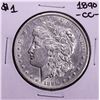 Image 1 : 1890-CC $1 Morgan Silver Dollar Coin