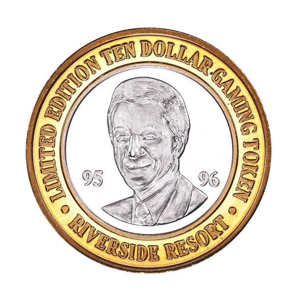 .999 Silver Riverside Resort Casino Laughlin, NV $10 Limited Edition Gaming Token