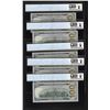 Image 2 : (5) Consec. 2017A $100 Federal Reserve Bank Notes PCGS Gem Unc. 65PPQ Fancy Serial