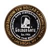 Image 1 : .999 Silver Golden Gate Las Vegas, NV $10 Casino Limited Edition Gaming Token