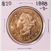 Image 1 : 1888-S $20 Liberty Head Double Eagle Gold Coin