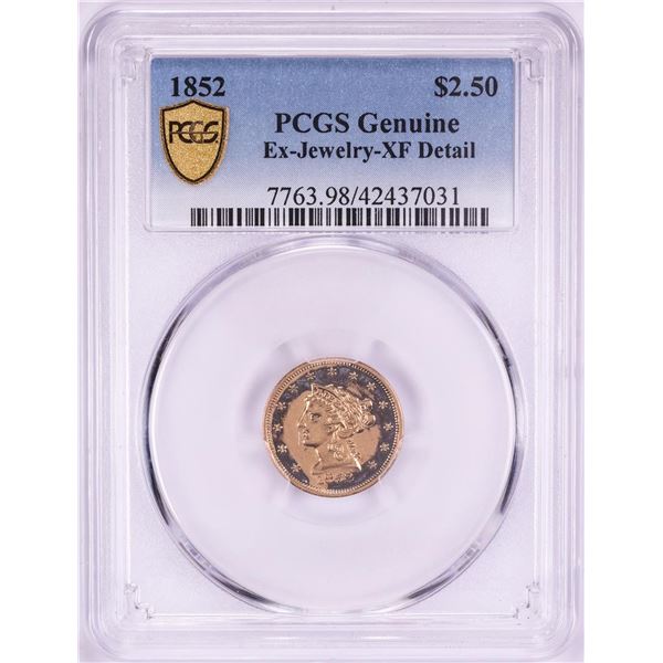 1852 $2 1/2 Liberty Head Quarter Eagle Gold Coin