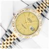 Image 2 : Rolex Men's Two Tone Champagne Jubilee Index Datejust Wristwatch